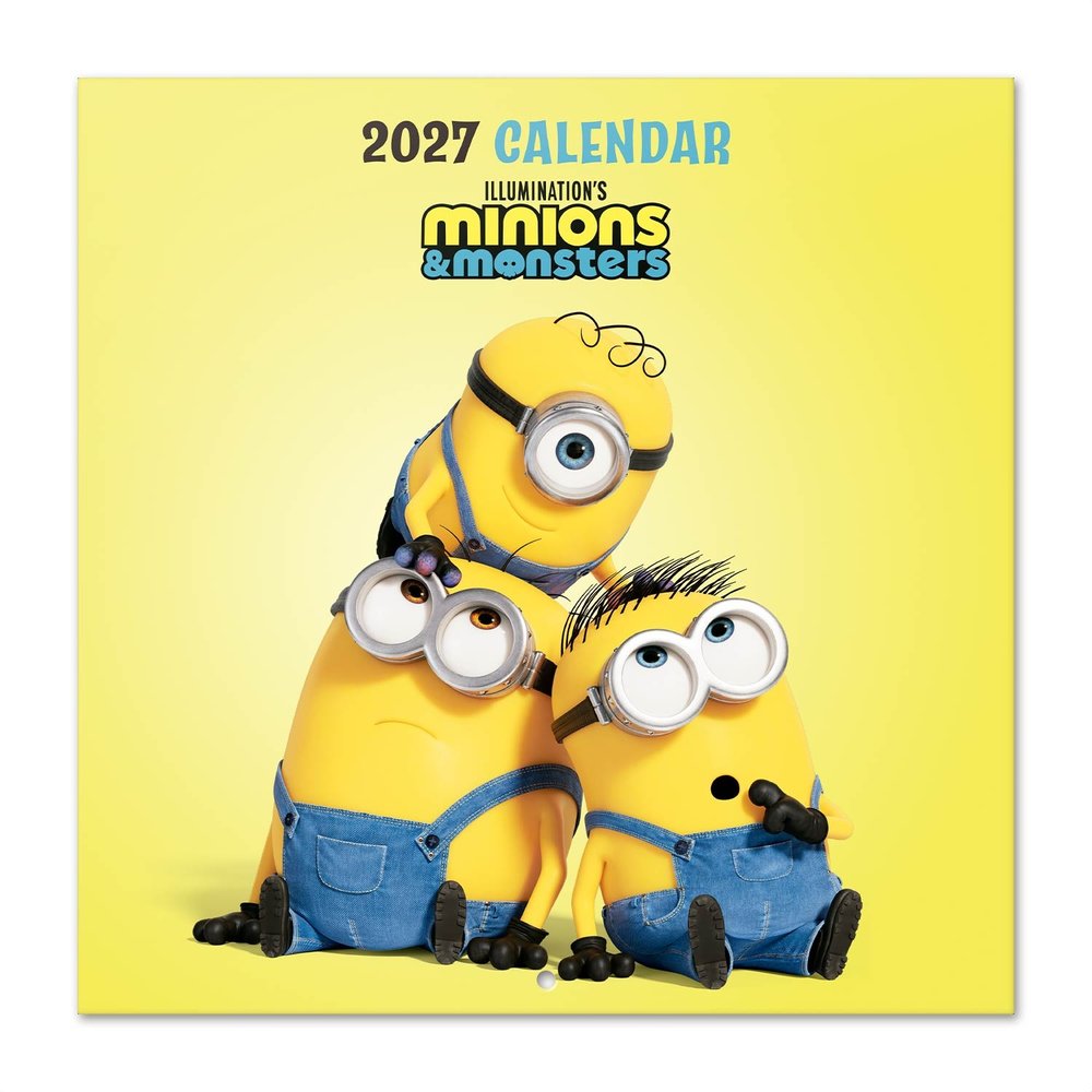 Grupo Erik Minions - 3 2027 30X30 Kalender - Mehrfarben